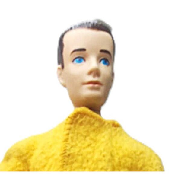 Early 1960's Vintage Straight Leg Ken With Brunette Molded Hair - Picture 3 of 13